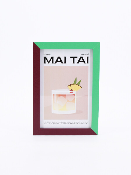 CUADRO MAI TAI ESTAMPADO 1