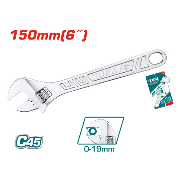 Llave Ajustable 6″ Total Llave Ajustable 6″ Total