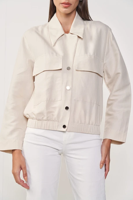 Chaqueta Lino Kaira Beige