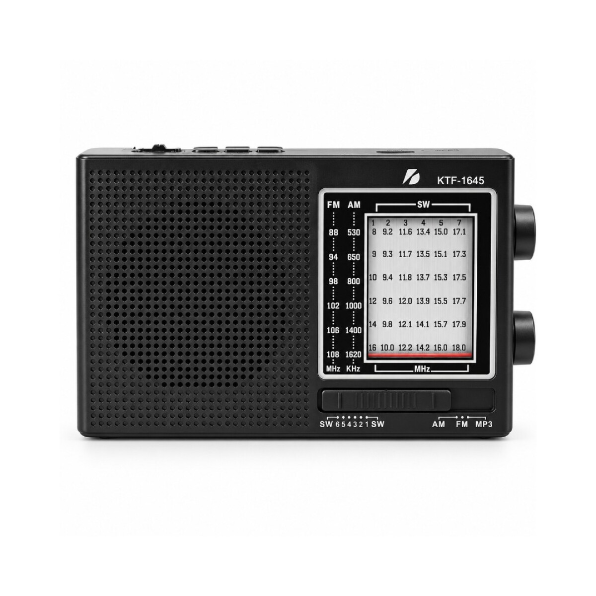Radio portátil digital con linterna KTF1645 