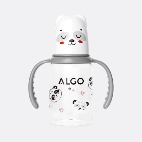 Mamadera Bebé 120ml Con Agarre Panda