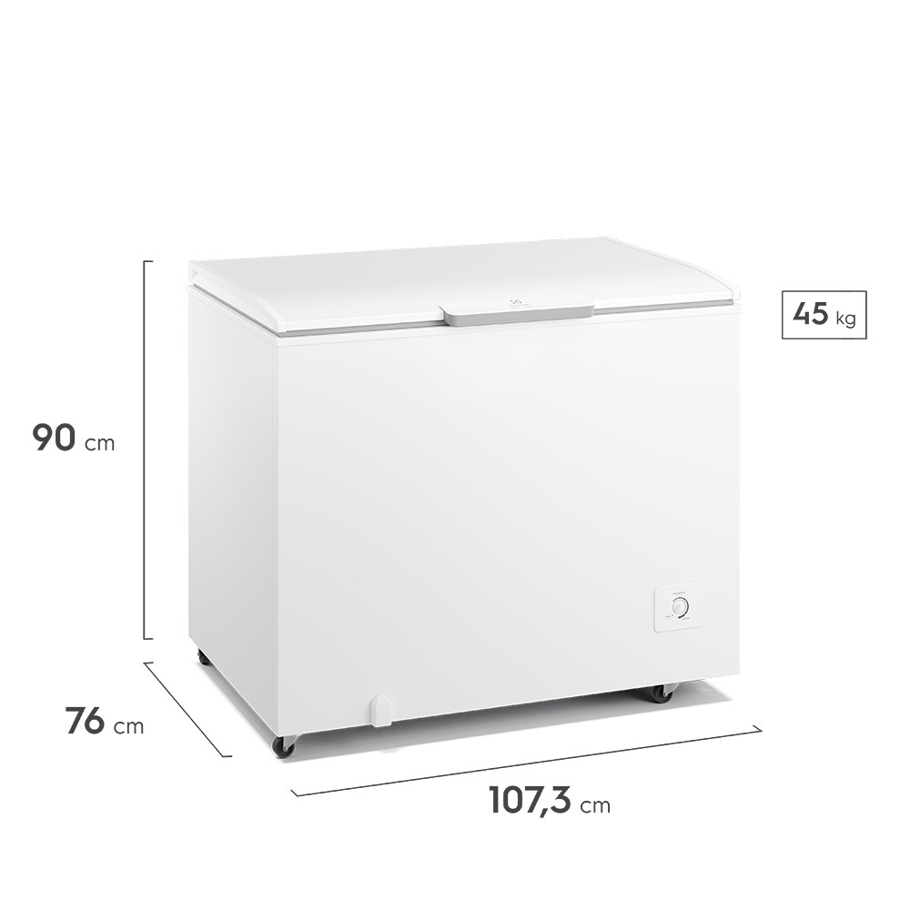 Freezer Horizontal Frío Humedo 320 Lts Blanco INVERTER Blanco