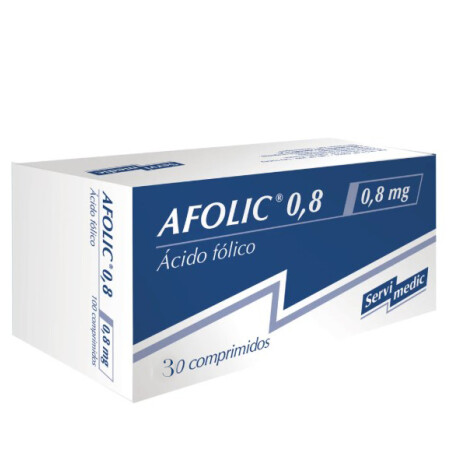 Afolic 0,8mg x30 comprimidos Afolic 0,8mg x30 comprimidos