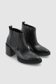 Bota caña baja Leticia Negro