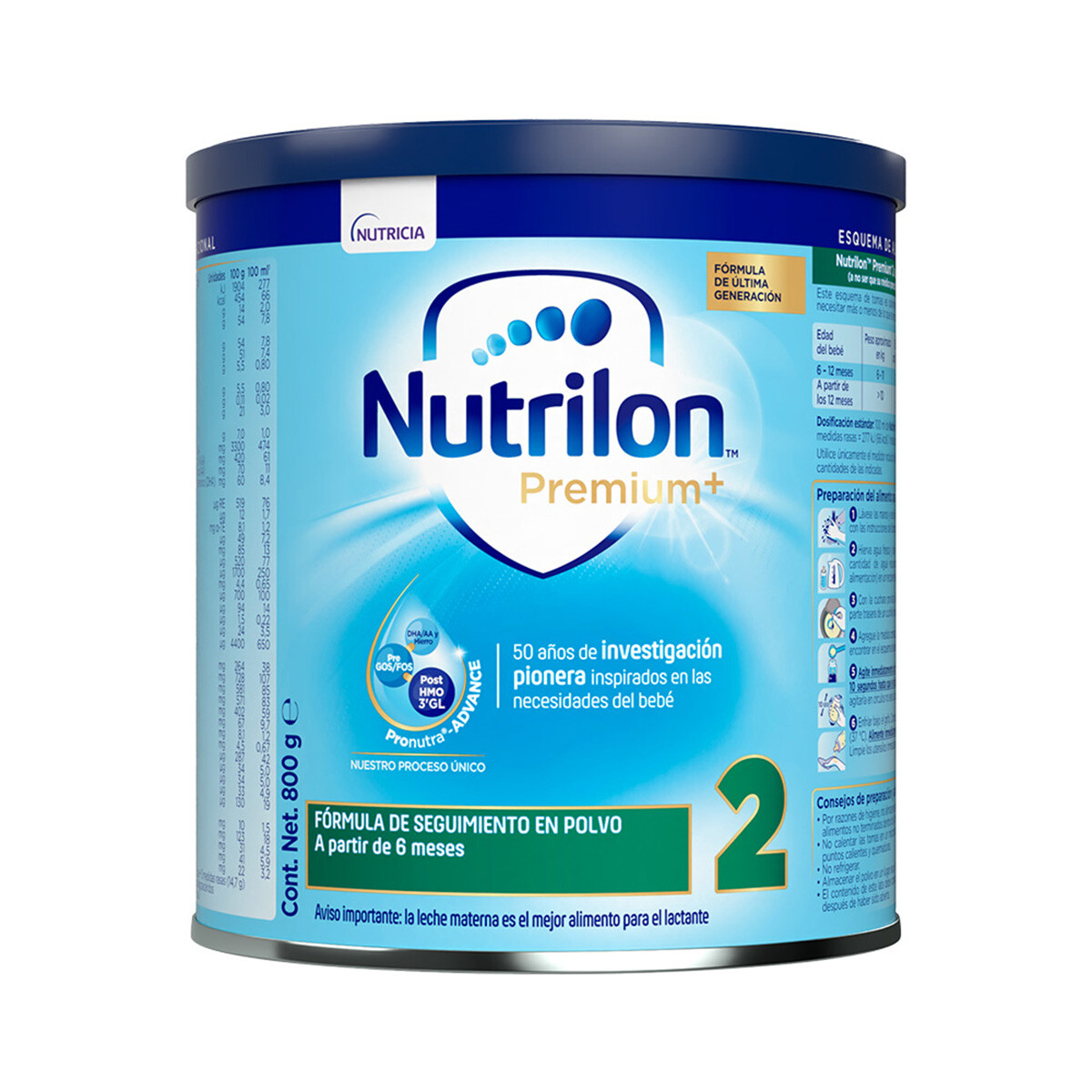 NUTRILON PREMIUM + 2 NF FR. X 800 GR. 