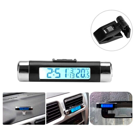 ACCESORIO INTERIOR - RELOJ DIGITAL C/ TERMOMETRO WESTON ACCESORIO INTERIOR - RELOJ DIGITAL C/ TERMOMETRO WESTON