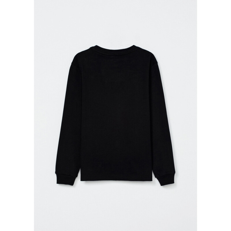 CAMISETA ML MASC PRETO ESCURO