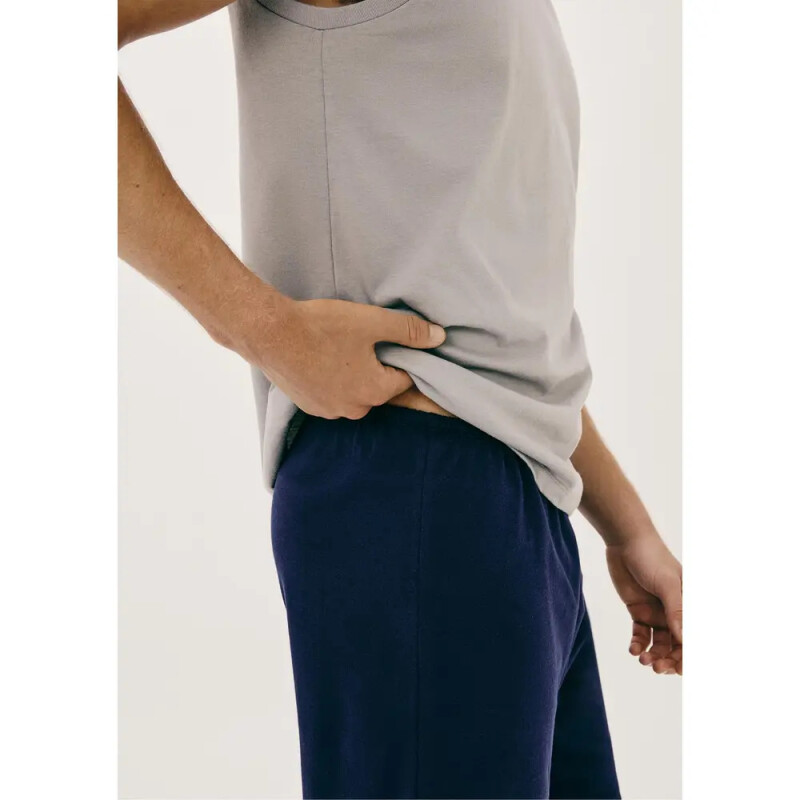 PIJAMA SM MASC CINZA CLARO