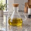 Aceitera de Vidrio con Tapón de Corcho 19,5 cm Aceitera de Vidrio con Tapón de Corcho 19,5 cm