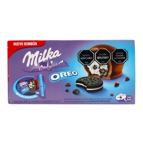Bombones MILKA OREO 247g | 13u - 19g c/u Bombones MILKA OREO 247g | 13u - 19g c/u