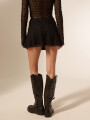 Falda Aclina Negro