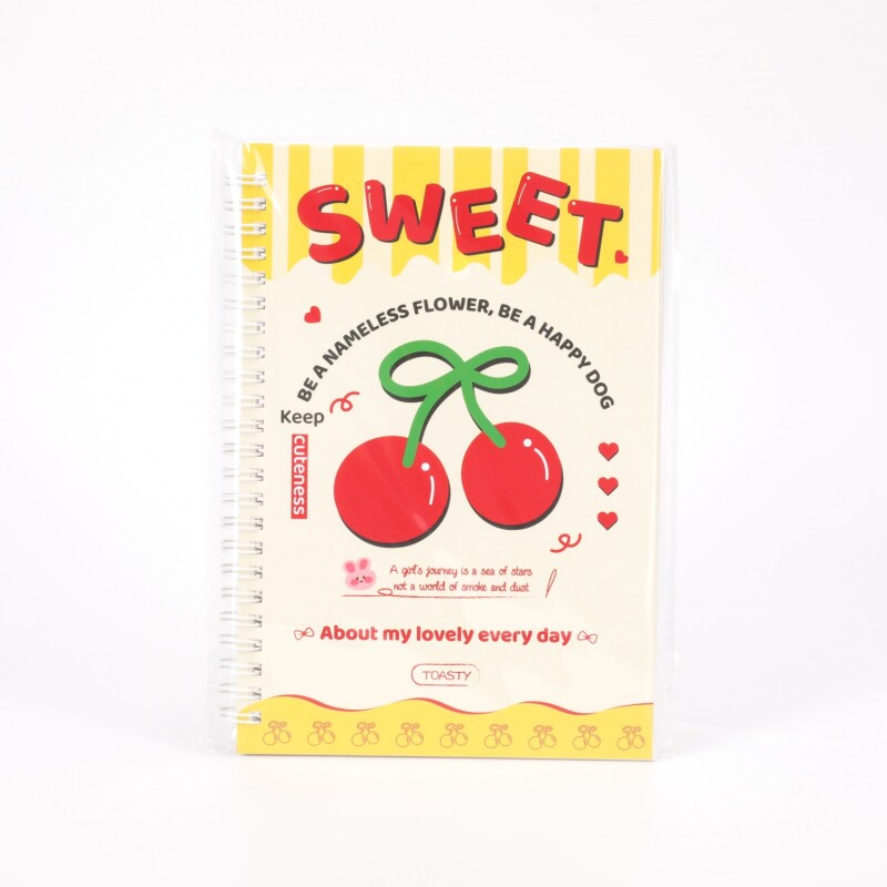 CUADERNO A5 CON ESPIRAL (CEREZA) CUADERNO A5 CON ESPIRAL (CEREZA)