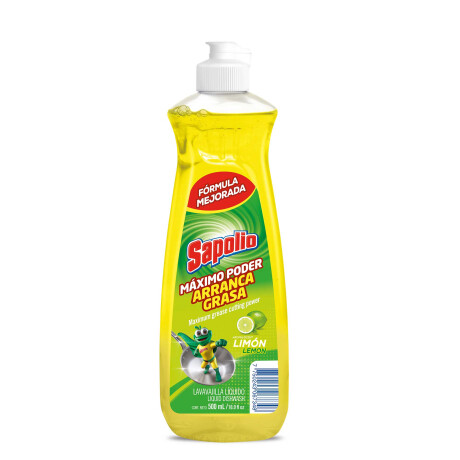 DETERGENTE LAVAVAJILLA SAPOLIO 500 ML LIMON DETERGENTE LAVAVAJILLA SAPOLIO 500 ML LIMON