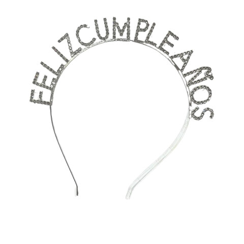Vincha Feliz Cumpleaños Strass Vincha Feliz Cumpleaños Strass