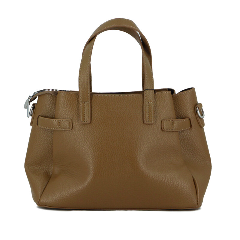Darkness Cartera C/correa Larga-corta Y Detalle Marron