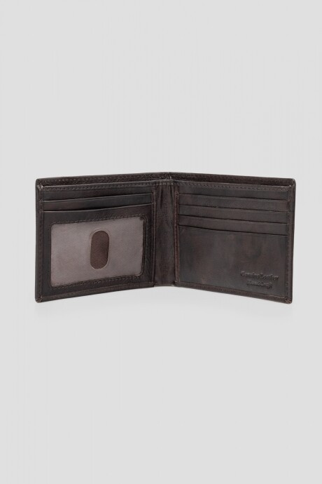 Billetera Bifold Marron