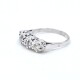 Anillo en oro blanco 18K con brillantes Anillo en oro blanco 18K con brillantes