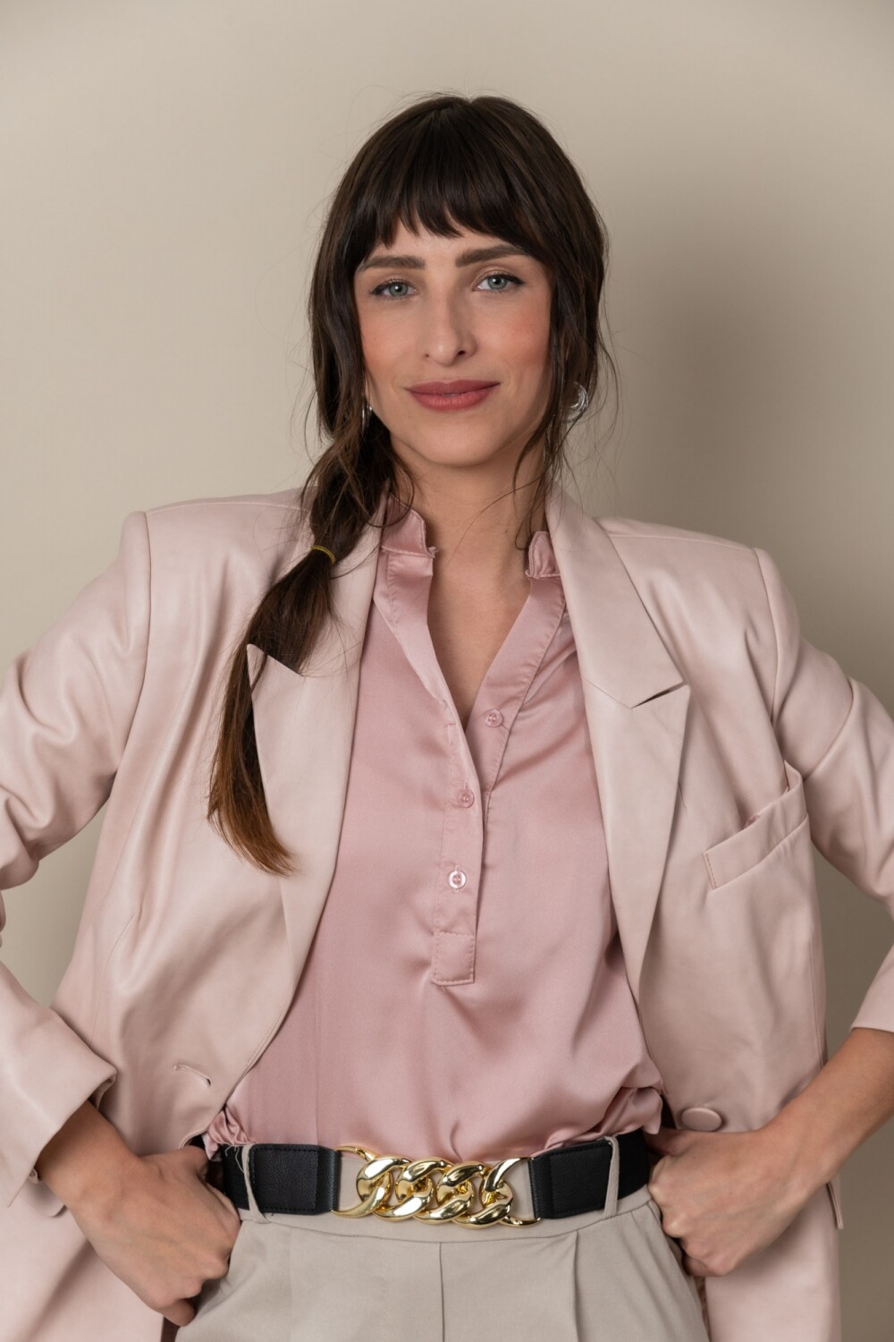 BLAZER FILLES Rosa viejo