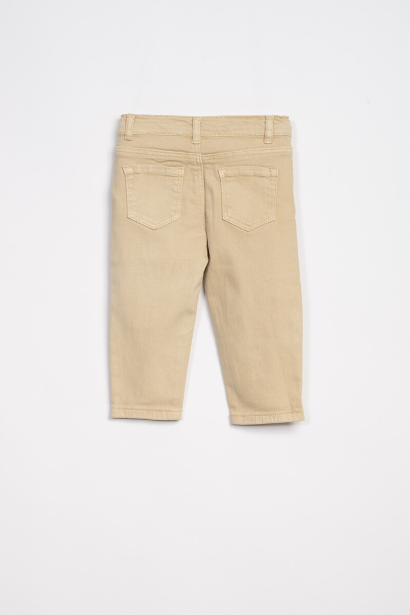 Pantalón skinny Beige