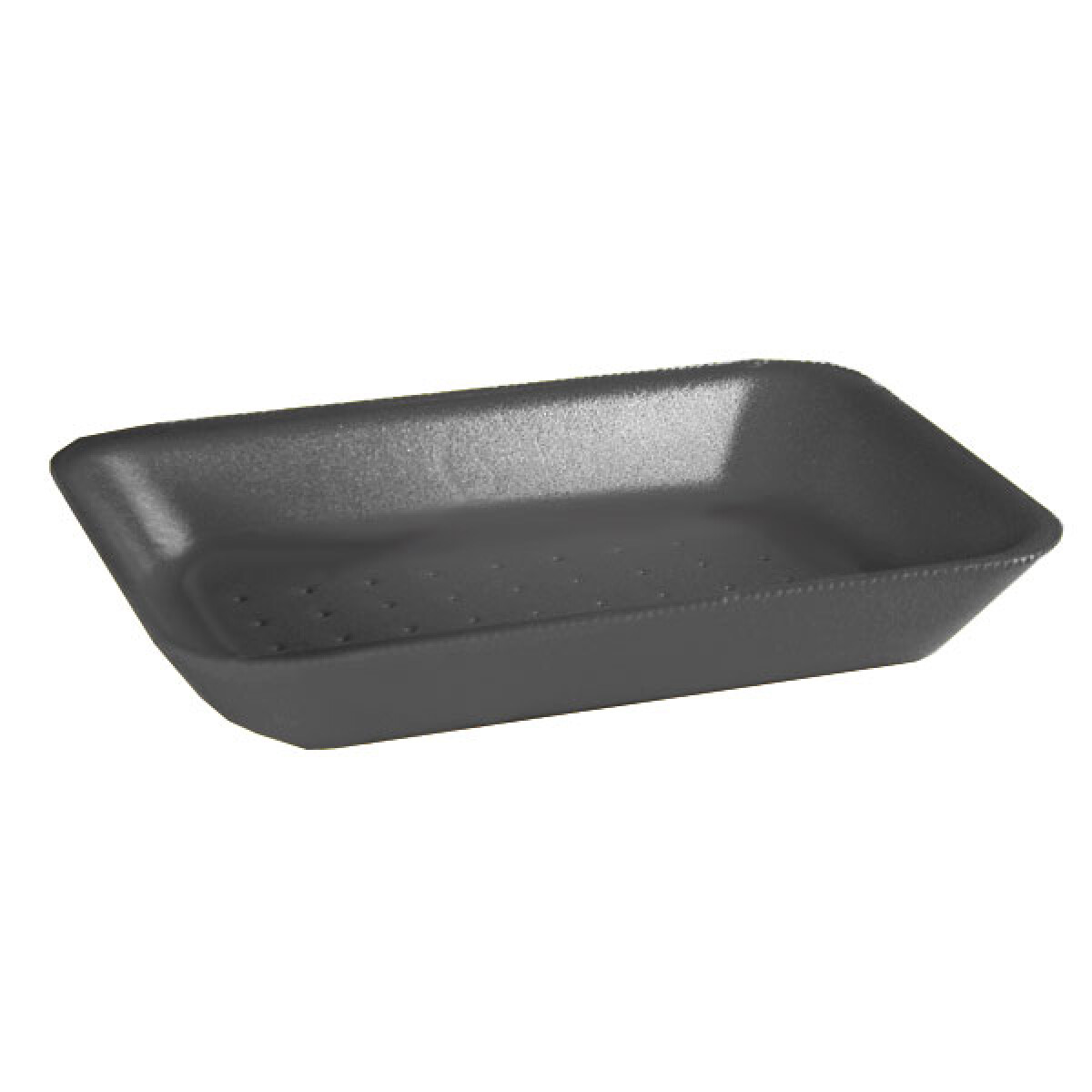 BANDEJA DE ESPUMA NEGRA ABSORBENTE/BIODEGRADABLE 24X18.5X3.4 CM. 