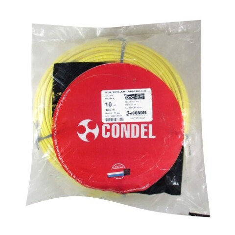 CABLE MULTIFILAR 10,00MM2 AMARILLO CONDEL CABLE MULTIFILAR 10,00MM2 AMARILLO CONDEL