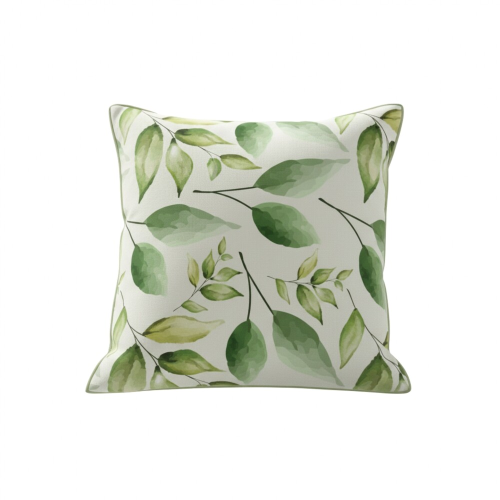Almohadón 40x40 cm - Pilar Hojas Verdes