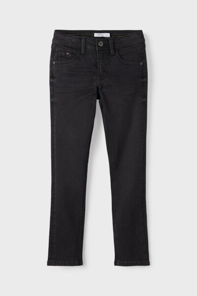 Slim Fit Jeans Black Denim
