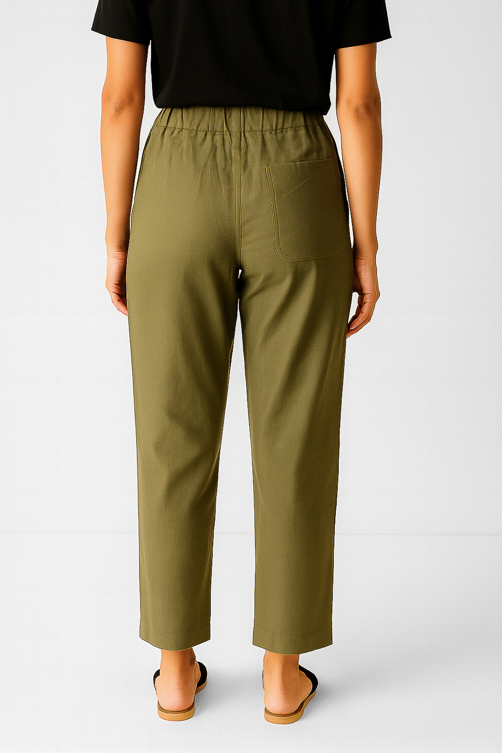 Pantalon Basilia Verde Oliva Claro
