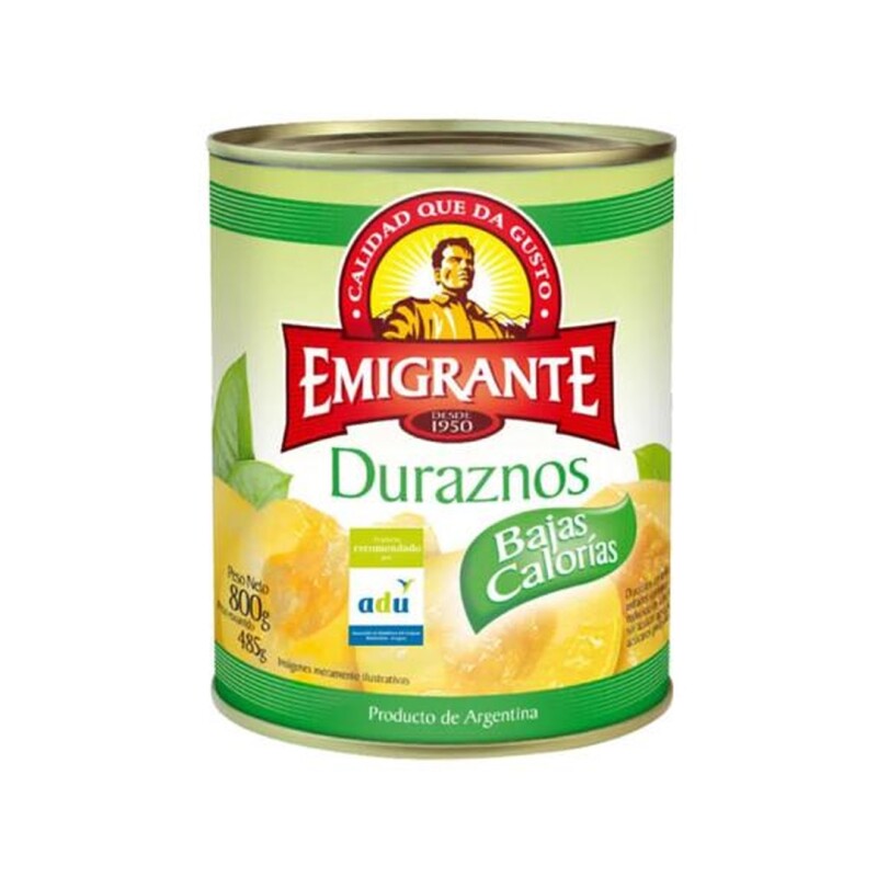 DURAZNO EMIG.BAJA CALORIAS 800 Durazno Emig.baja Calorias 800