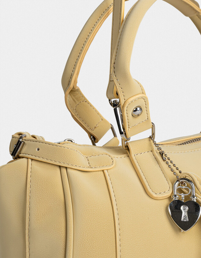 Bandoleras Bandolera Con Charm - Amarillo Claro