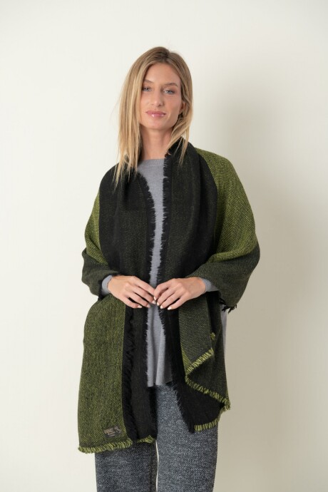 PASHMINA CUARZO AHUMADO Verde claro
