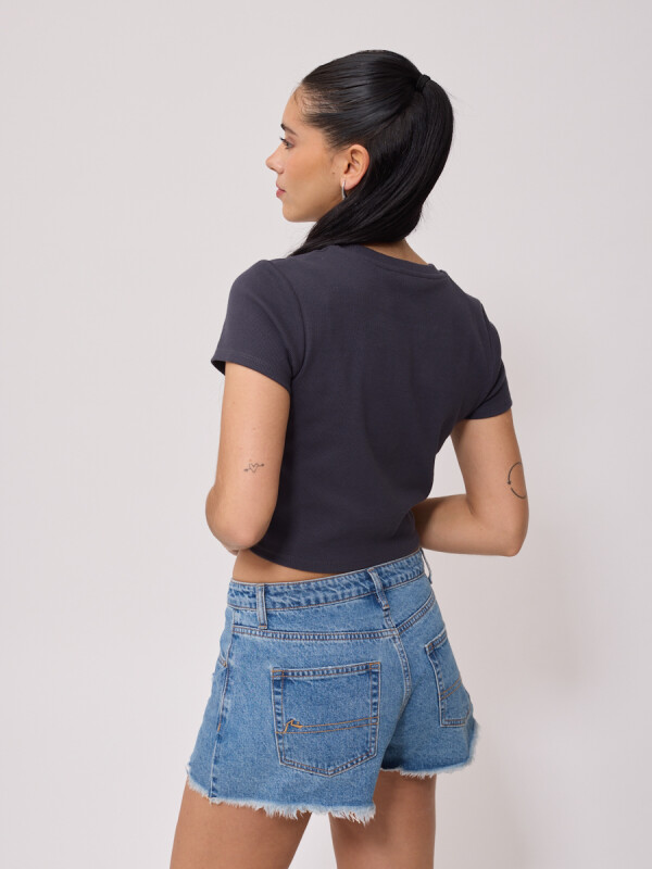 T-SHIRT KINER RUSTY Gris Oscuro