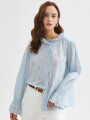 Camisa Jiardin Celeste Claro