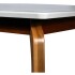 Mesa Comedor ComboHome Petra Premium 160x90 Cm Madera Vidrio Marrón 1