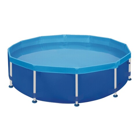 Pileta estructural Mor 1007MOR Circular x 30.5 cm de ancho x 2.78 m de diámetro 4500 L azul Pileta Estructural Mor 1007mor Circular X 30.5 Cm De Ancho X 2.78 M De Diámetro 4500 L Azul