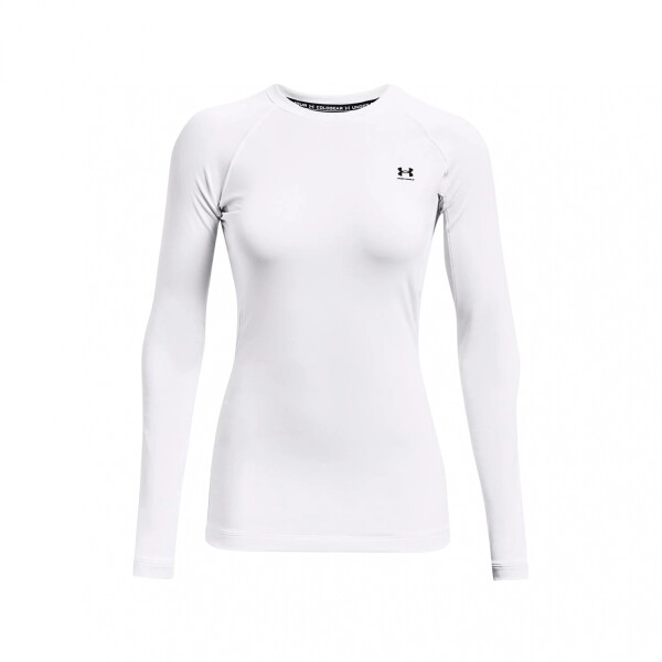 Remera Mujer Under Armour Coldgear - Black/White White