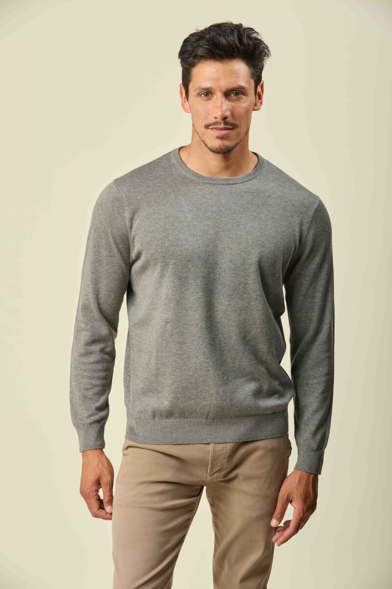 Buzo Algodón - Gris Medio 
