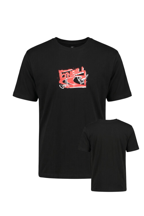Remera O'Neill Brush Wave Negro