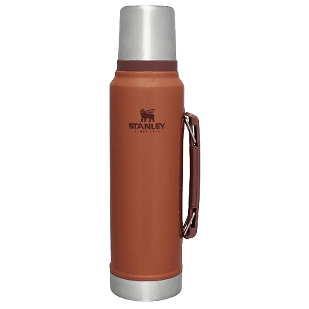 TERMO STANLEY 1 LT TAPON CEBADOR COLOR LADRILLO CLAY 