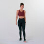 Top No-Bounce High Impact Sports Bra Mujer Oxblood/classic White