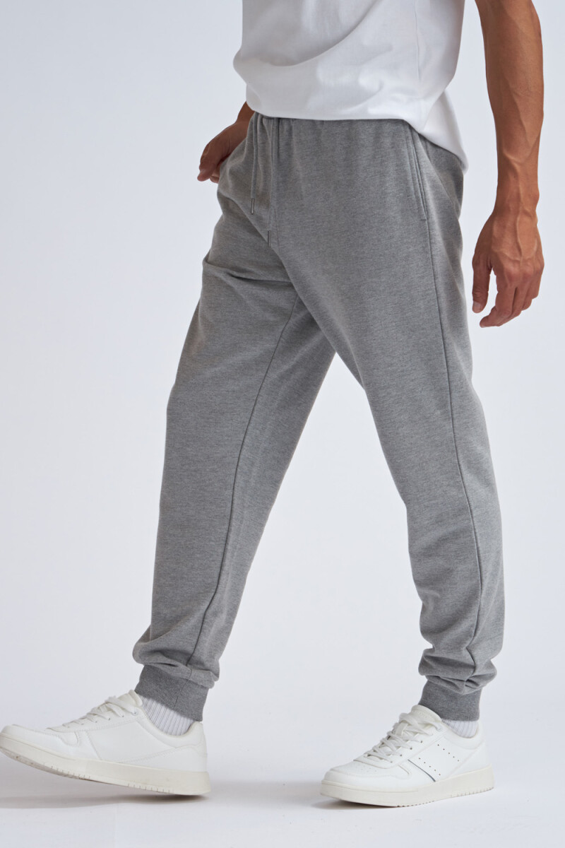 Pantalón deportivo Gris Claro Melange