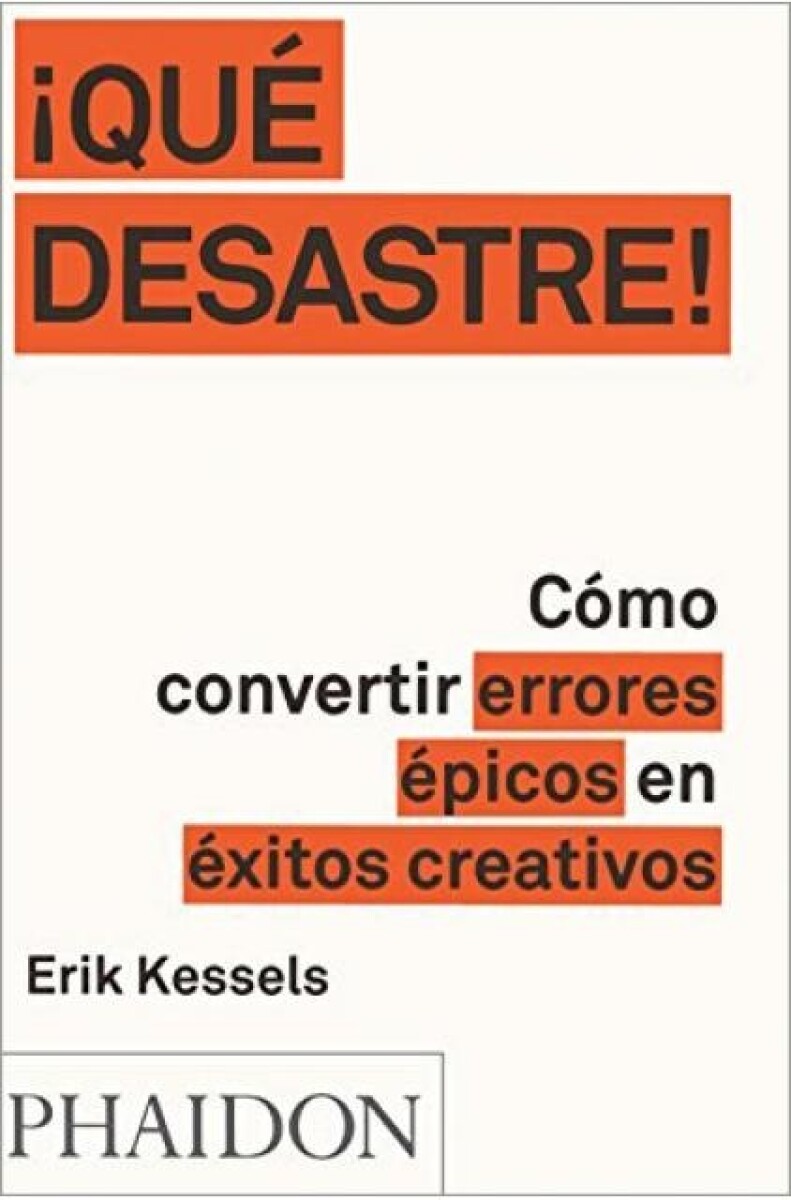 ¡qué Desastre!(ed. Español) 