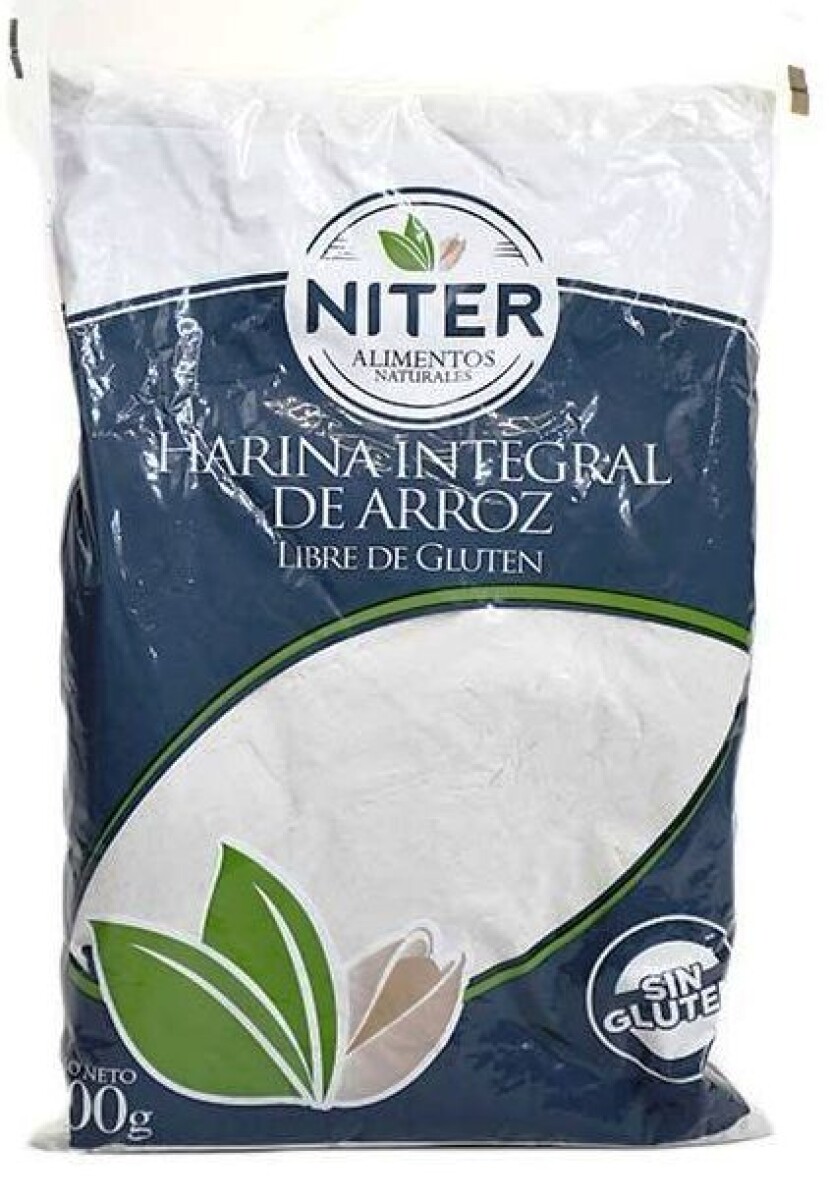 HARINA DE ARROZ INTEGRAL SIN GLUTEN NITER 800G 