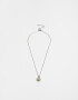 Cadena Corta con Dije Premium Gold Collar De Acero Inoxidable - Plateado