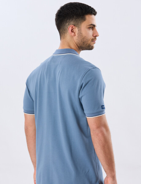 REMERA POLO LISA PIQUÉ Piedra