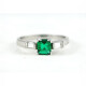Anillo Oro 18K Con Brillantes Y Esmeraldas Anillo Oro 18K Con Brillantes Y Esmeraldas