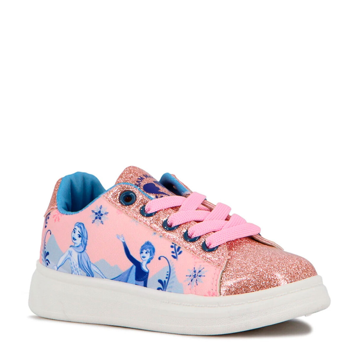 Championes Infantiles Disney Frozen Team Magic - Rosado - Celeste 