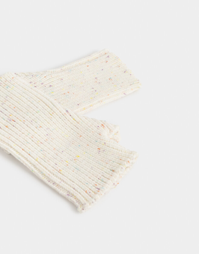 Guantes Varios Romántico Guantes Tejidos - Blanco Crudo