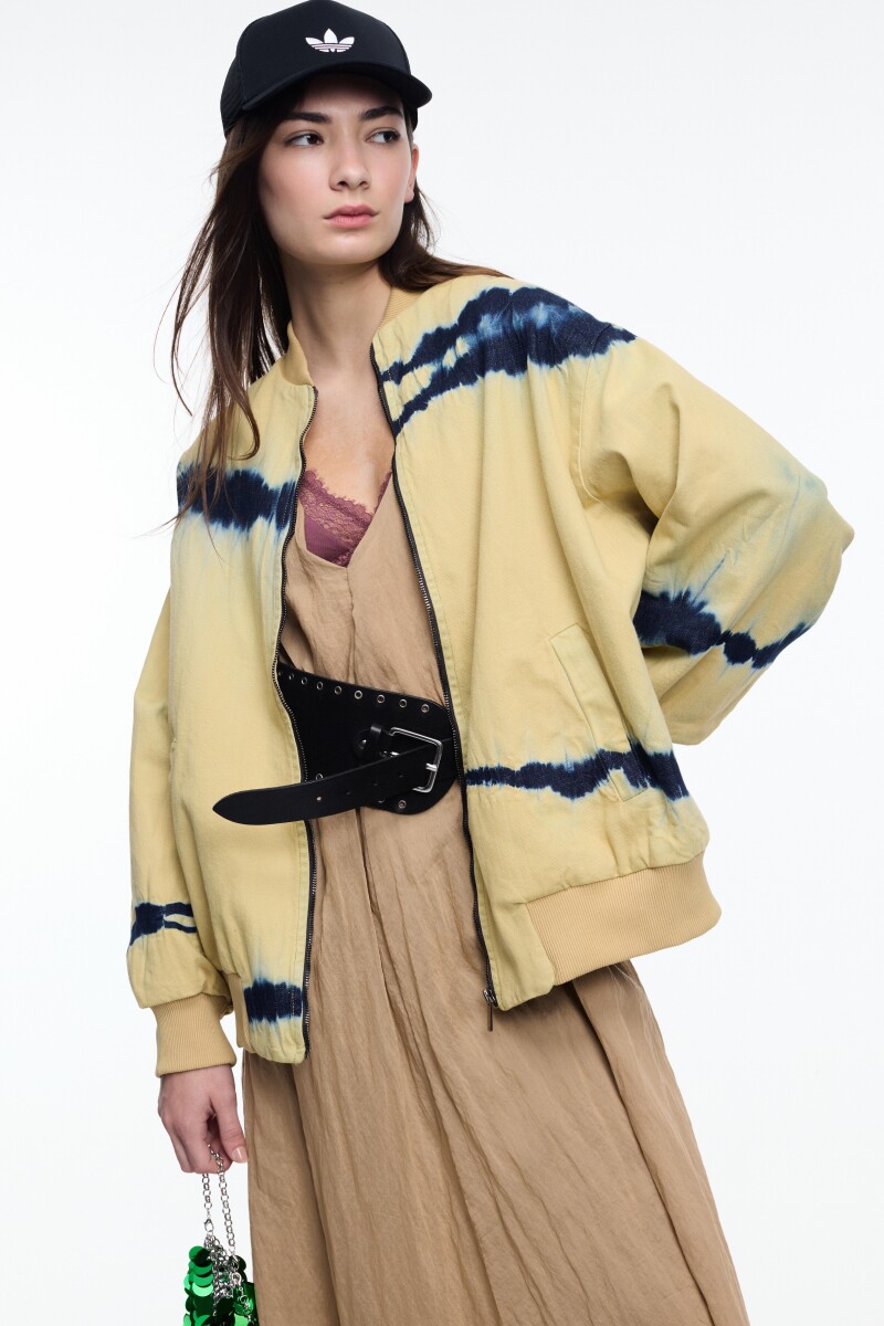 Campera bomber Beige