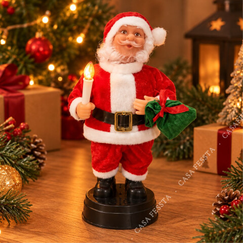 Adorno De Papá Noel Con Movimiento Adorno De Papá Noel Con Movimiento